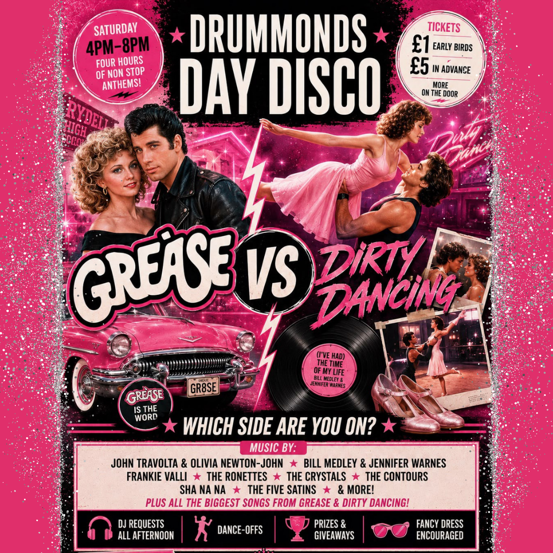 DRUMMONDS DAYTIME DISCO - GREASE Vs DIRTY DANCING