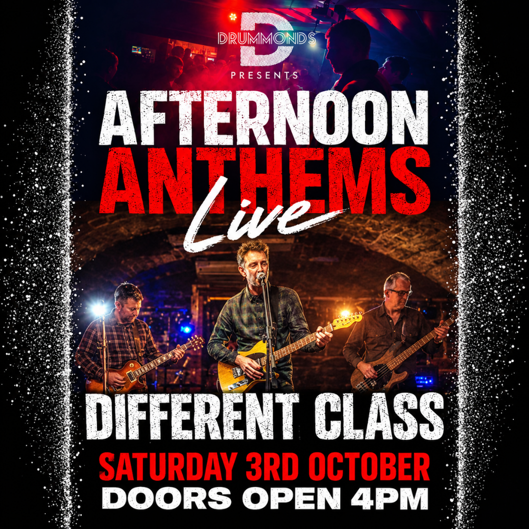 AFTERNOON ANTHEMS - LIVE COVERS BAND